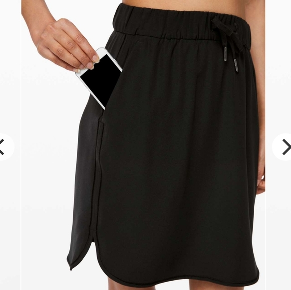 Lululemon On The Fly Woven Skirt Black Size 8 - Picture 15 of 15
